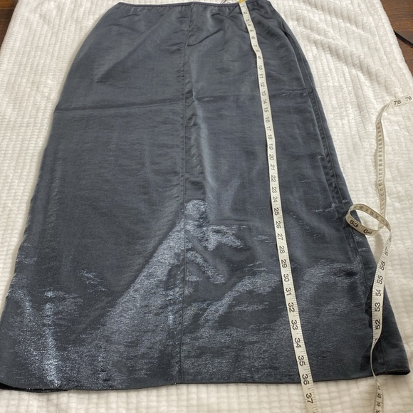 Zara Metallic Pencil Skirt Blogger Favorite Size M - Picture 11 of 14